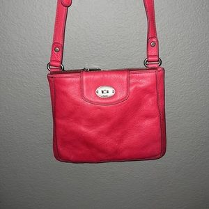 FOSSIL Crossbody Bag Leather ( Pink)